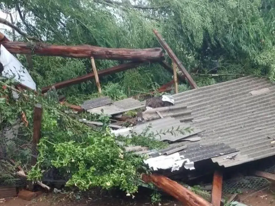 Defesa Civil Estadual confirma tornado entre Canguçu e Encruzilhada do Sul