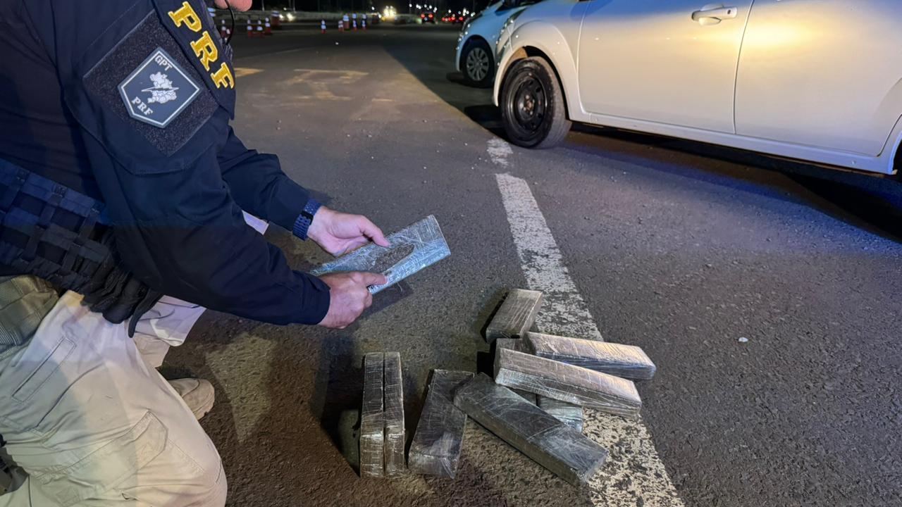 PRF prende dupla com cerca de 10 quilos de maconha em Paverama e Lajeado
