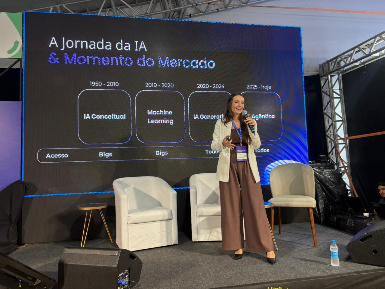 Inteligência artificial e gestão de dados dominam debates na Arena Fecomércio do Guaíba Regeneration Summit