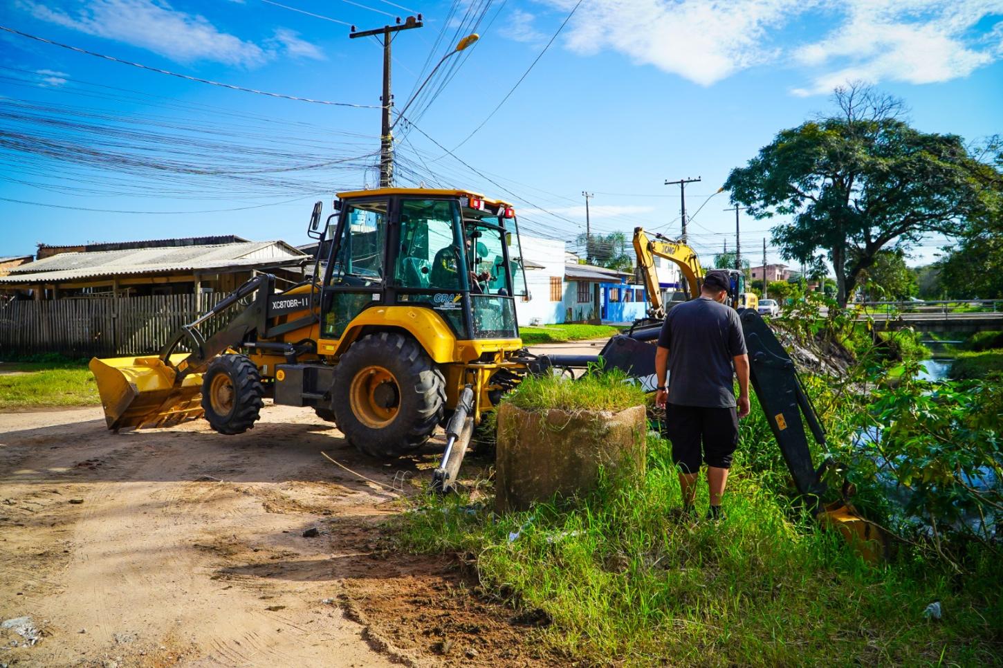 Com mais de 290 cargas de resíduos retiradas de valos, Prefeitura de Guaíba avança em ações preventivas