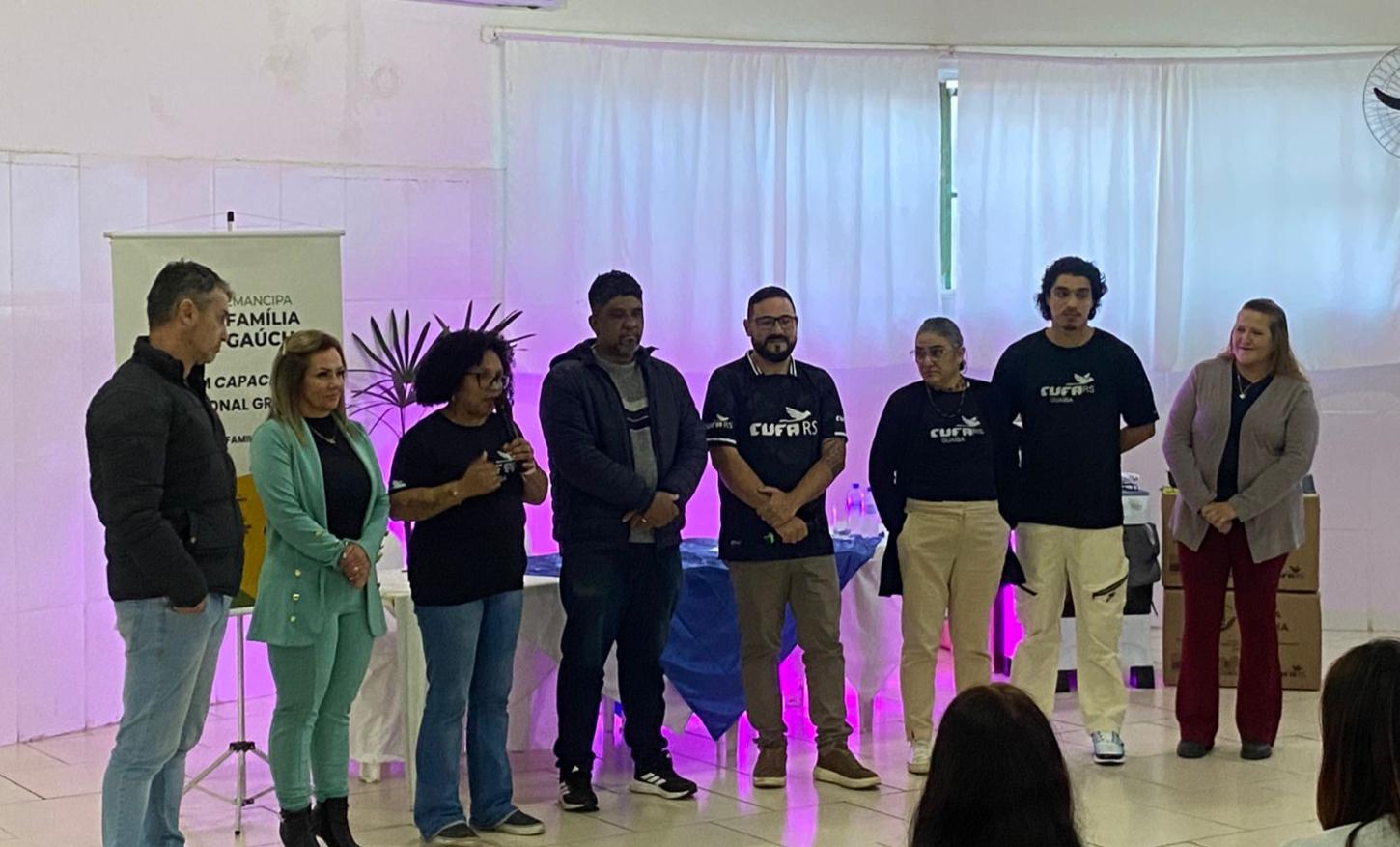 FORMATURA DO CURSO DE GASTRONOMIA DO EMANCIPA FAMÍLIA GAÚCHA EM GUAÍBA